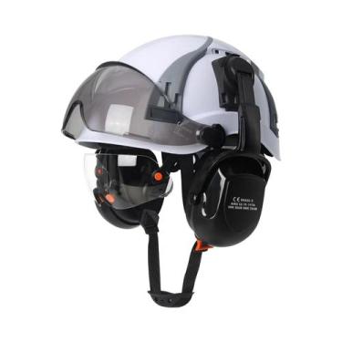 Imagem de Capacete De Segurança Com Abertura De Ventilação Ajustável, Óculos Int