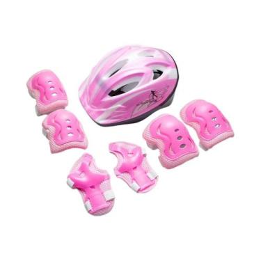 Imagem de Conjunto De Equipamentos De Segurança Para Patinação Infantil 7 Peças: