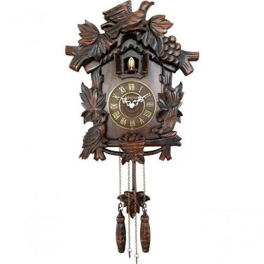 Imagem de Relógio De Parede Cuco Pêndulo Musical Pilha Herweg 530002