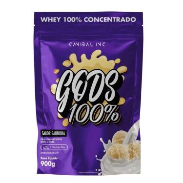 Imagem de Gods Whey 100% - 900g Refil Baunilha - Canibal-Masculino