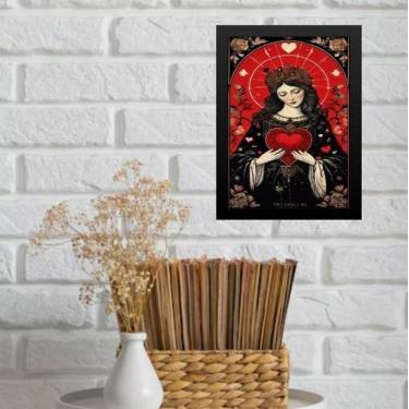 Imagem de Quadro Decorativo Vintage Deusa Do Amor 33X24Cm - Com Vidro - Quadros 