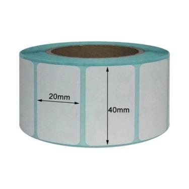 Imagem de Etiqueta Térmica Branca Em Papel Adesivo De Vários Tamanhos 20-50mm Pa