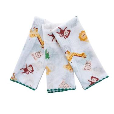 Imagem de Paninho de Boca Toalha Pano Babete Babita Lenço Fraldinha Fralda Enxov