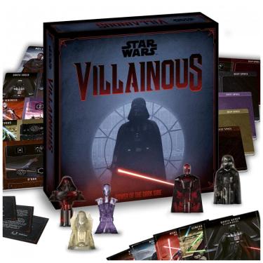 Imagem de Jogo de Tabuleiro Star Wars: Conquista dos Vilões Sombrios - Aventura Estratégica com Darth Vader e Kylo Ren -