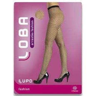 Imagem de Meia Calça Arrastão Fashion Loba Lupo (05095-001), Preto, Único