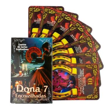 Imagem de Baralho Tarot Dona 7 encruzilhadas - 36 Cartas explicativas - Caminho 
