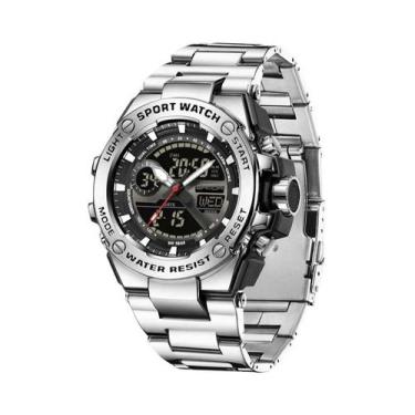 Imagem de Relógio Digital Esportivo Masculino De Luxo À Prova d'Água SNADA 3363 
