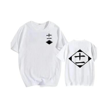 Imagem de Camiseta De Algodão Unissex Bleach Zaraki Kenpachi Com Gola Redonda E 