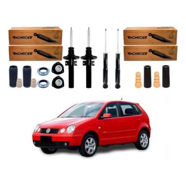 Imagem de Kit Amortecedor Dianteiro Traseiro Polo 1.6 2.0 2003 A 2006 - Monroe