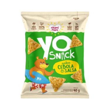 Imagem de Yo Snack Infantil Cebola E Salsa Vegano Sem Glúten - Nhami Mami 40g