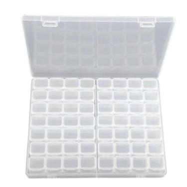 Imagem de Porta comprimidos grande suplementos com 56 divisorias caixa de medica