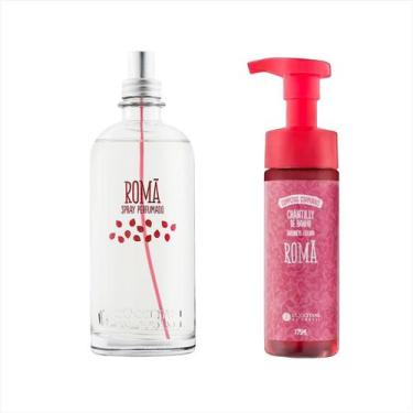 Imagem de Kit L'occitane Romã Chantilly de Banho 175ml+Spray Perfumado 200ml