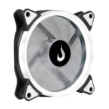 Imagem de Ventoinha Rise Mode Galaxy Led, 120mm, Branco - RM-FN-01-BW-Unissex