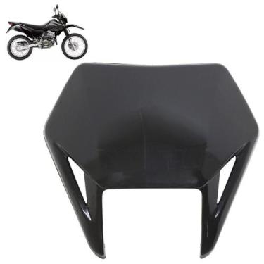 Imagem de Carenagem Farol XR 250 Tornado 2006 2007 2008 Preto Acabamento Liso - 