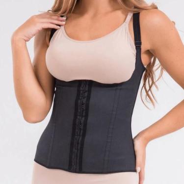 Imagem de Corselet Esbelt Cotton Body Shaper 431, Preto, 455, M