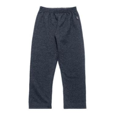 Imagem de Calça Moletom Infantil Pulla Bulla Ref. 42361, Mescla marinho, 8