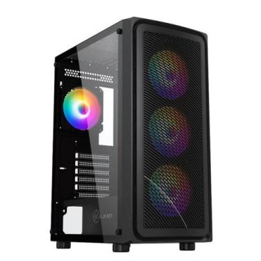 Imagem de Gabinete Gamer Kalkan Joturn - Vidro Temperado - 4 Coolers ARGB Inclus