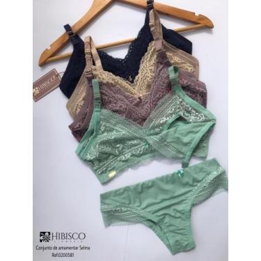 Imagem de conjunto de amamentação - Hibisco