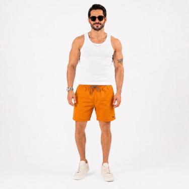 Imagem de Short Praia Masculino de Tactel com Elástico Cordão e Bolsos Ideal par
