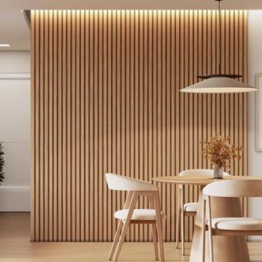 Imagem de Kit 4 Placas de Painel Ripado Milão 250cm x 58cm x 3,3mm (Rende 5,8m²)
