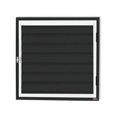 Imagem de Abrigo D'Água/Gásplus 1 Folha com Ventilação 60x60cm Brimak Mix Preto