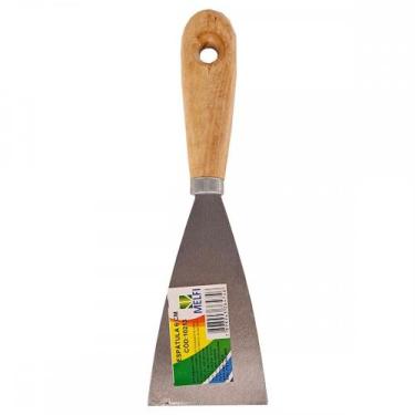 Imagem de Espatula Melfi Aco Cabo Madeira 6Cm - 10213 - Kit C/12 Pecas