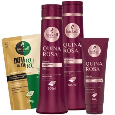 Imagem de Sh Cond 500ml + Leave-in 240gr Quina Rosa Haskell