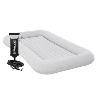 Imagem de Colchão Inflável Cama Infantil Cool Night Aveludado com Bomba Manual V