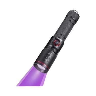 Imagem de Lanterna UV LED De Alta Potência 20W 365 395nm Para Detecção De Tinta 