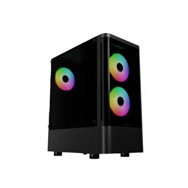 Imagem de Gabinete Gamdias Talos E3 Atx Lateral De Vidro Temperado Usb 3.0 Preto