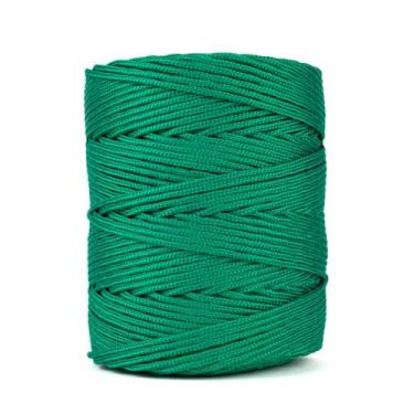 Imagem de Corda Trançada de Polipropileno Seda Fio 3mm Rolo 1kg Alta Resistência