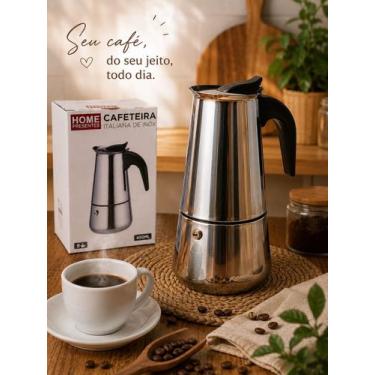 Imagem de Cafeteira italiana de inox 9 xicaras hm0086 - HOME