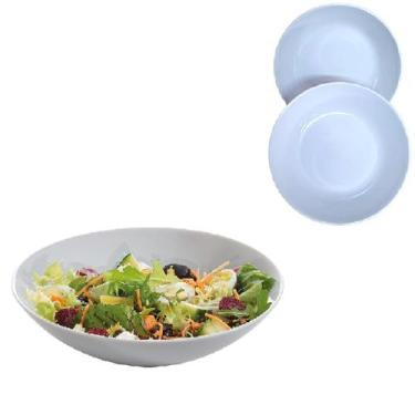 Imagem de 2 Tigelas Bowl em Melamina 300ml Pote Saladeira 15cm - Fratelli