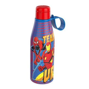 Imagem de Garrafinha com tampa Abre Fácil do Capitão América de 530ml - Flix M