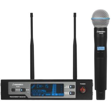 Imagem de Microfone Sem Fio Profissional UHF SD80M - Soundrix