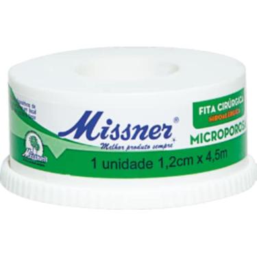 Imagem de Missner Fita Cirúrgica Microporosa Branco 1.2 Cm X 4.5 M