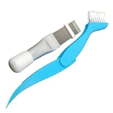 Imagem de Limpador de quilhas e escova para ar condicionado Fin Pen, da TOFL, Prata