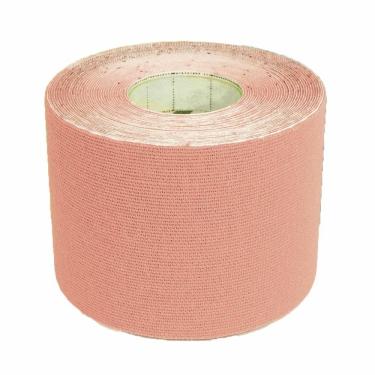 Imagem de Fita Kinésio Funcional Muscle Fix 5x500cm Rolo Bege Multilaser - HC041