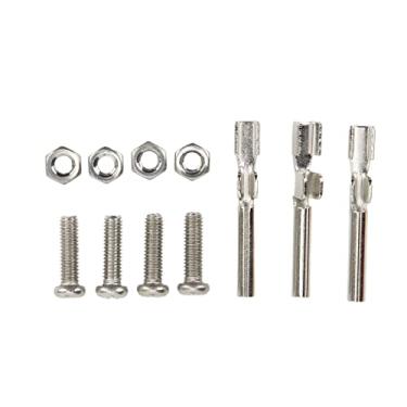 Imagem de Plugue de carregador Club Car 3 pinos conectores, antioxidação longa durabilidade Club Car Charger Plug contatos leve com porca de parafuso