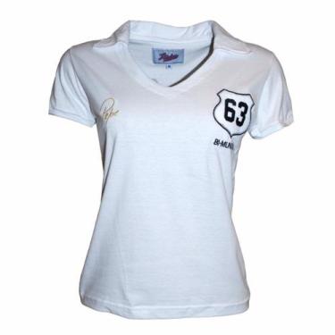Imagem de Camisa Pepe 1963 Liga Retrô Feminina  Branca G