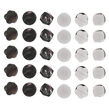 Imagem de 30 Unidades Fivela Anti-explosão Corpete Alfinetes De Segurança De Gola De Cardigã Alfinetes De Segurança Xale Botões De Lapela Broche Xale Senhorita Brilho Botão De Saia Imitação