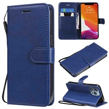 Imagem de MojieRy Estojo Fólio de Capa de Telefone for NOKIA N635, Couro PU Premium Capa Slim Fit for NOKIA N635, 2 slots de cartão, encaixe exato, Azul