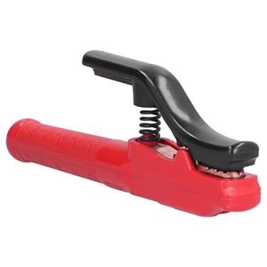 Imagem de Suporte de eletrodo de soldagem, tenaz de braçadeira de soldador de cobre 1000A alicate de fixação de garra de eletrodo para soldagem