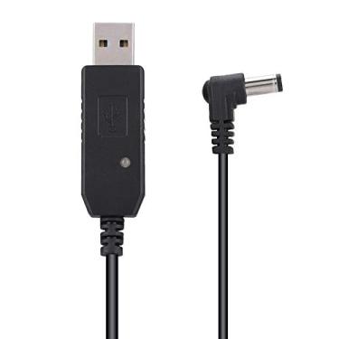 Imagem de Carregador USB, adaptador de carregador USB para carro, 1 m PC portátil compatível com carregador de mesa para walkie talkie