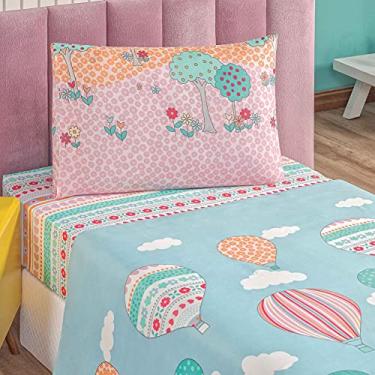 Imagem de Jogo de Cama Solteiro Bouti Kids 03 Peças Balão, Bia Enxovais