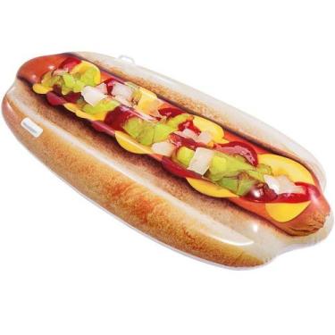 Imagem de Colchão Inflável Para Piscina Hotdog  Intex