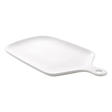 Imagem de Conjunto 2 Travessas de Porcelana Nórdica Branco 26cm x 16cm x 2cm - Wolff