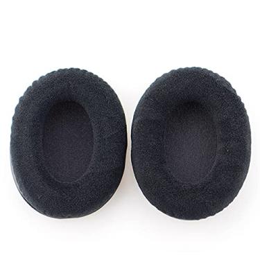 Imagem de Espumas Almofadas H7 compatíveis com HyperX Cloud li Core Cloud 2 Cloud STINGER Cloud Alpha Preto VELUDO EarPad