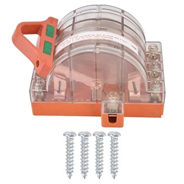 Imagem de Interruptor de faca de desconexão de segurança, com revestimento transparente de cobre completo, disjuntor de lance duplo 100a para disjuntores de falha segura, gerador de reserva