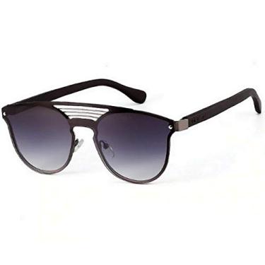 Imagem de Óculos de Sol Design de Madeira Estilo Vintage HU WOOD Proteção Uv400 GR8030 (C3)